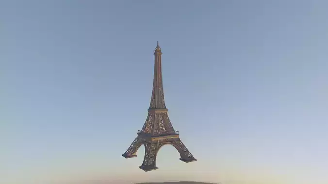 Eiffel Tower  3D model