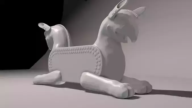 Sphinx horse 3D model