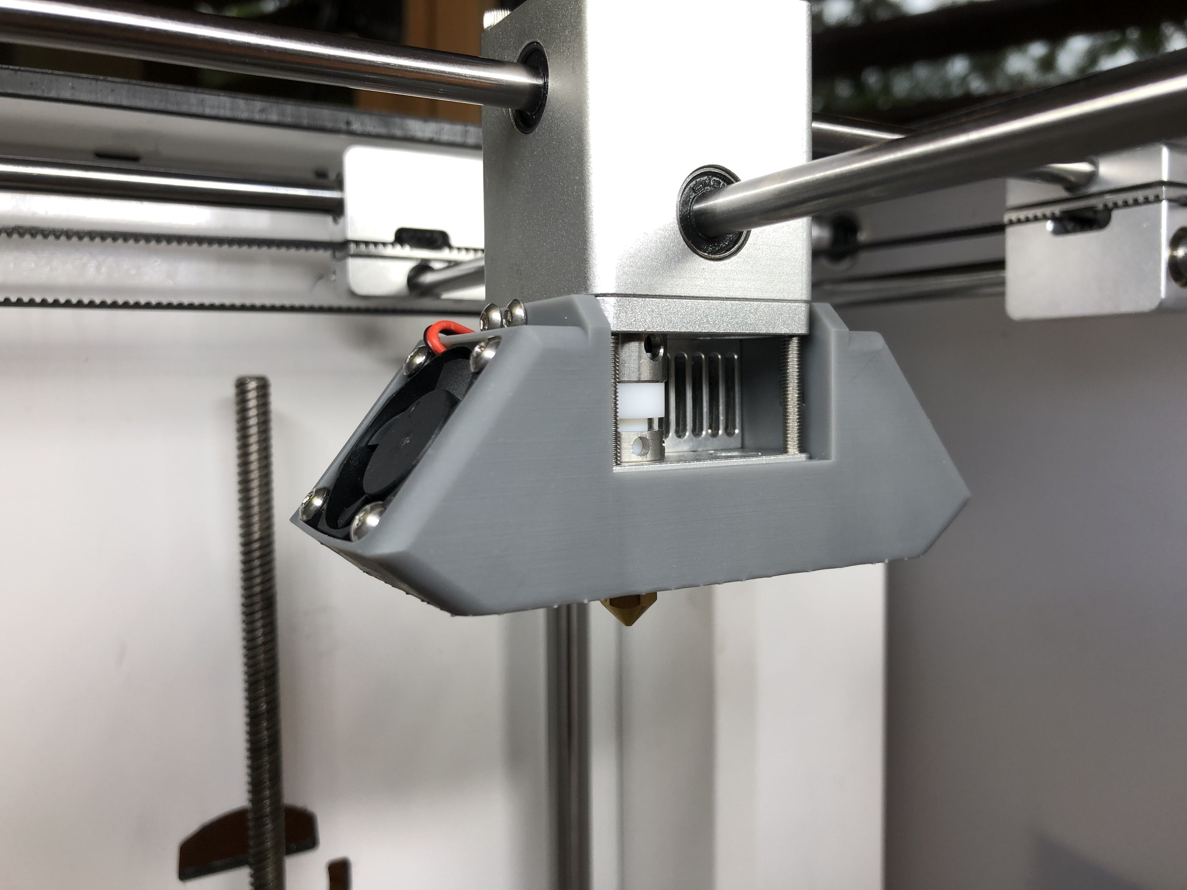 Ultimaker 2 fan casing extruder 3D print model_8