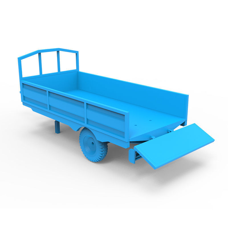 Trailer plastic toy 3D print model_12