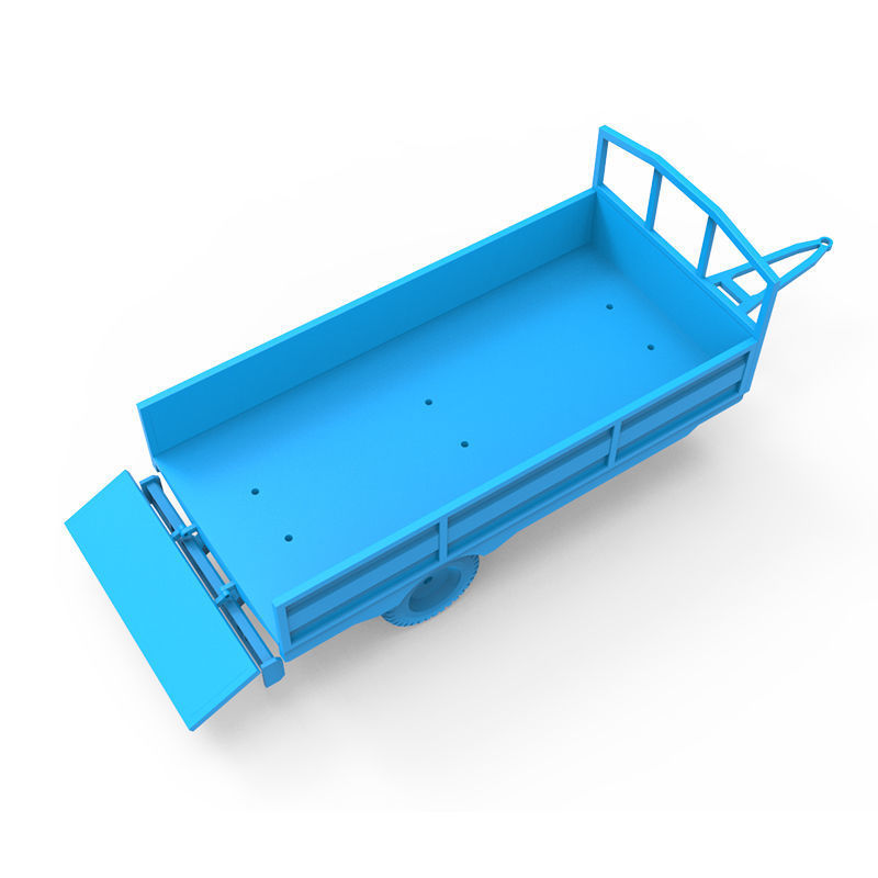 Trailer plastic toy 3D print model_10