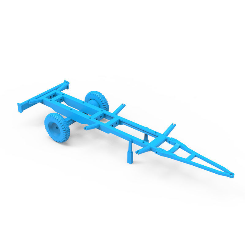 Trailer plastic toy 3D print model_16