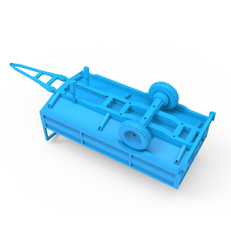 Trailer plastic toy 3D print model_15