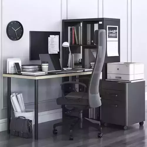 Kallax Office Workplace with Markus Chair