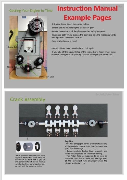 3D Printable Inline 4 Car Engine Model 3D print model_7