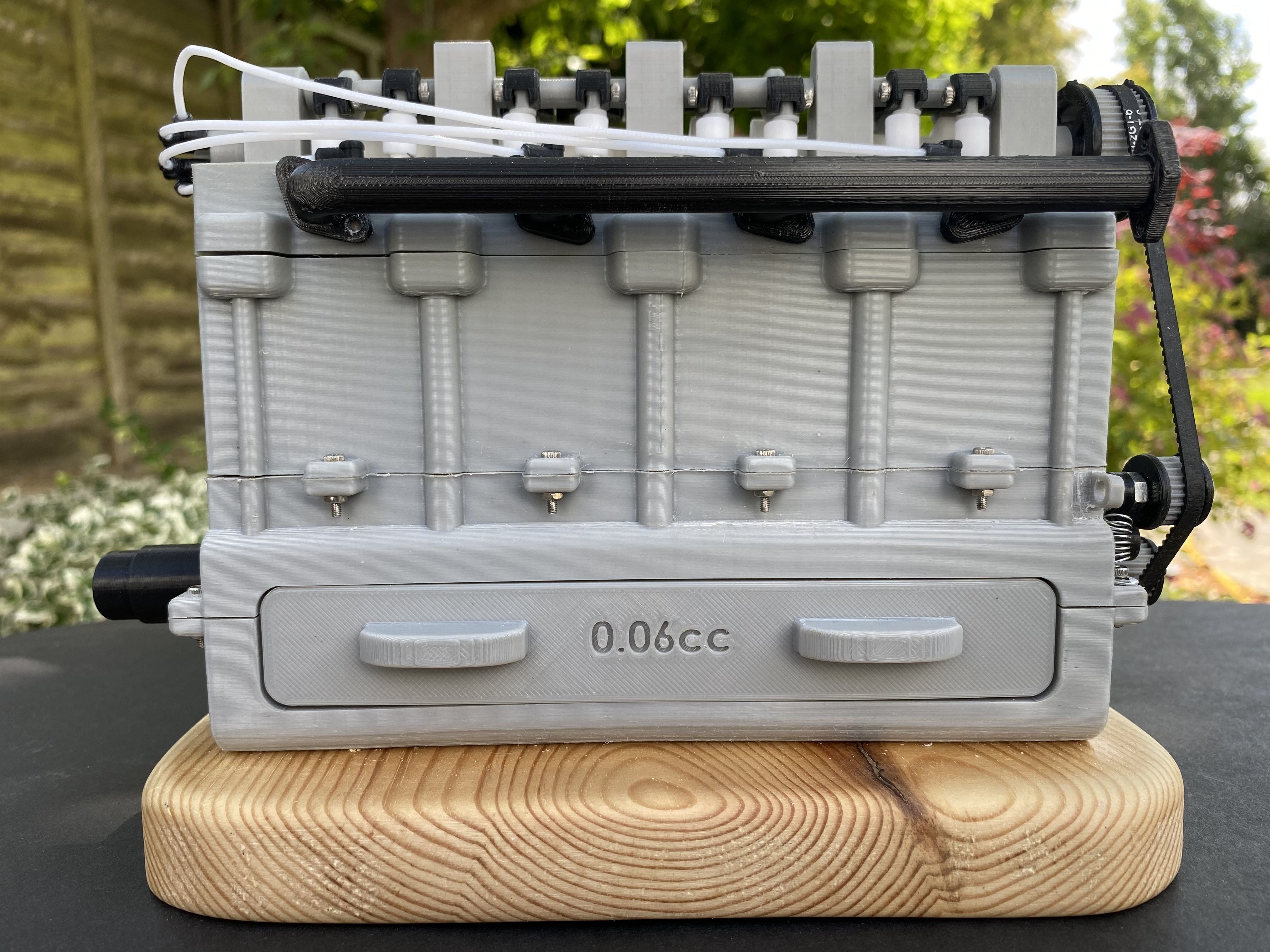 3D Printable Inline 4 Car Engine Model 3D print model_3