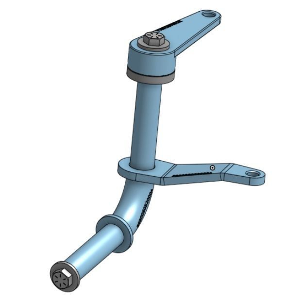 IH CUB CADET MODIFIED STEERING KNUCKLE 3D print model_1