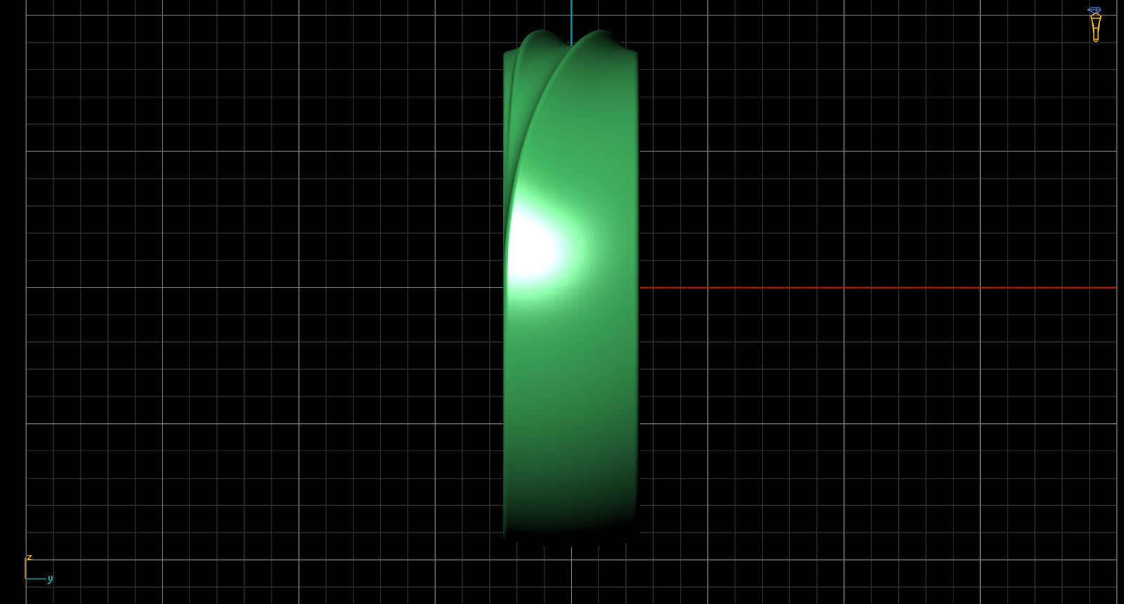 ring twist 3D print model_10