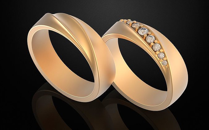 ring twist 3D print model