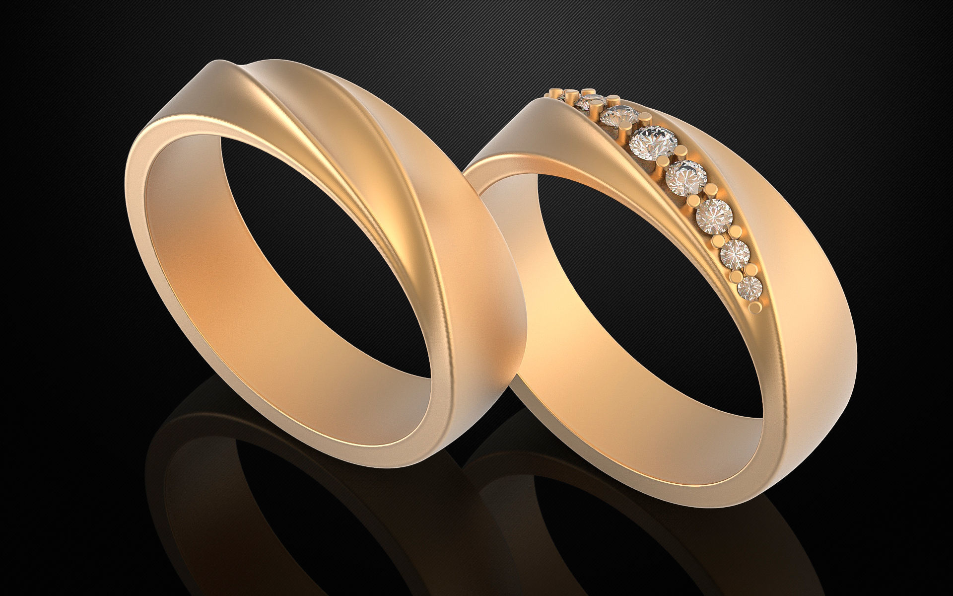 ring twist 3D print model_0