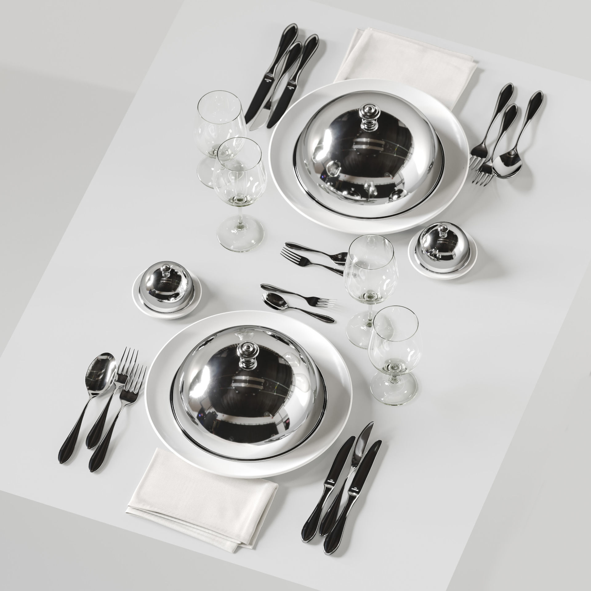 table setting 5 3D model_7