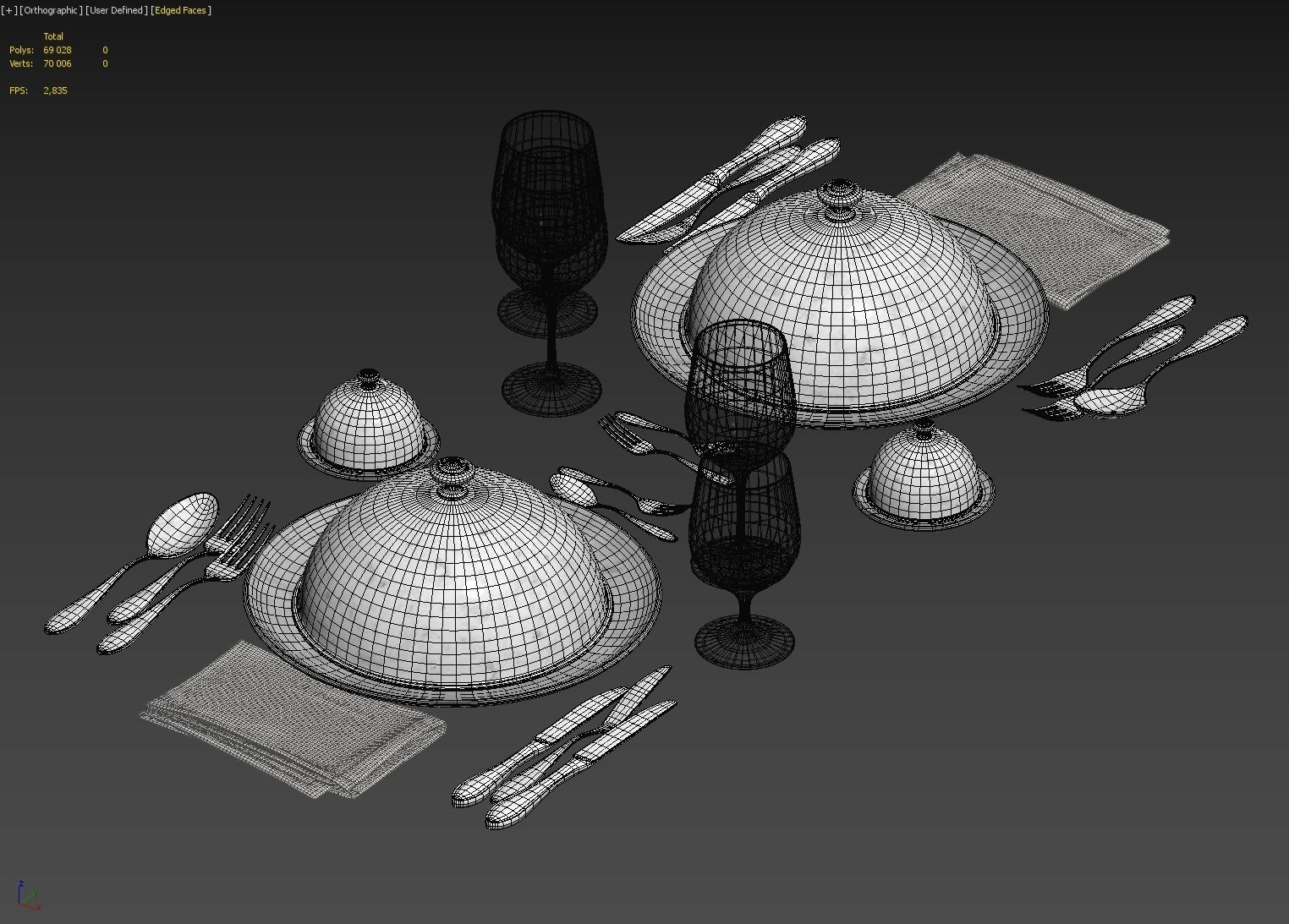 table setting 5 3D model_14