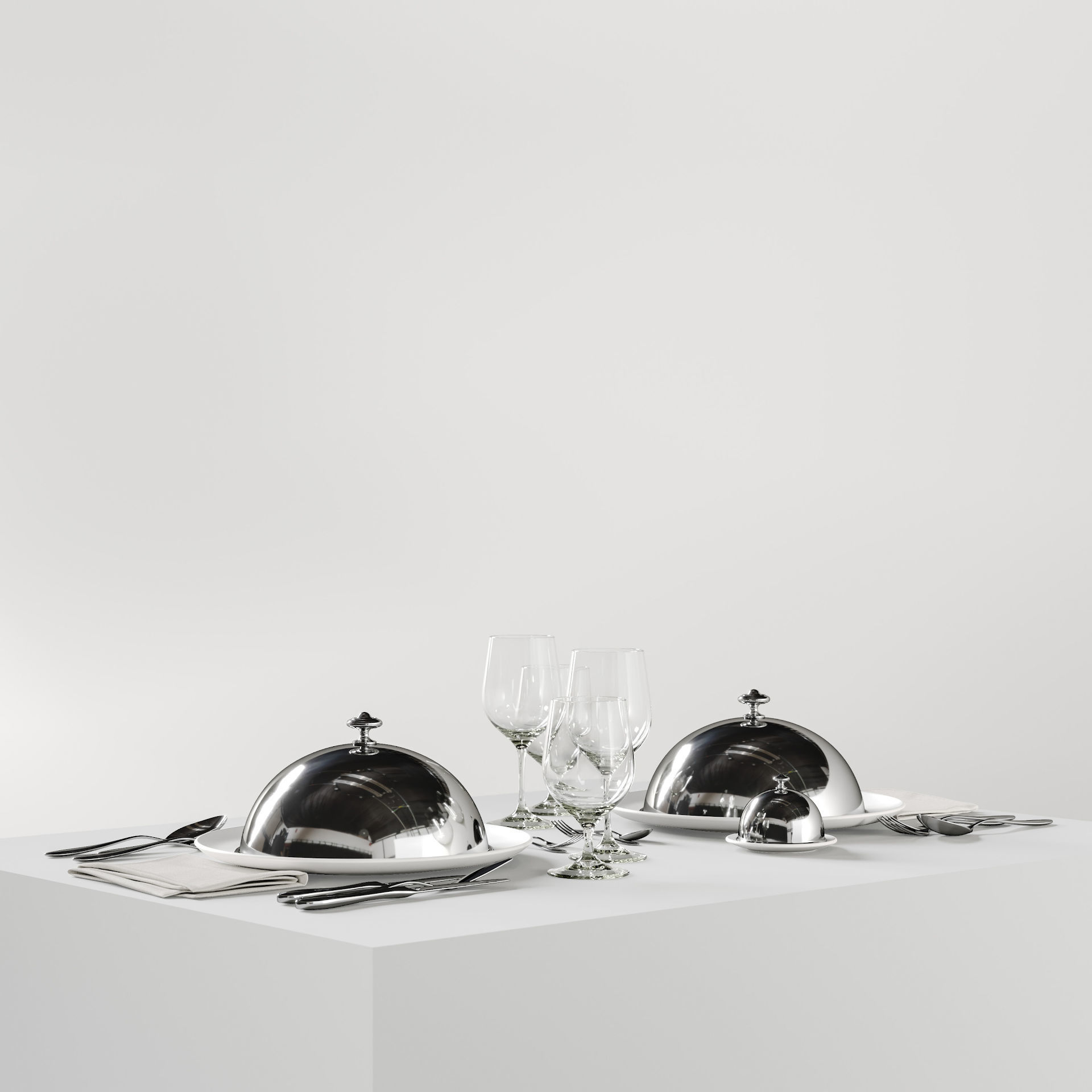 table setting 5 3D model_4