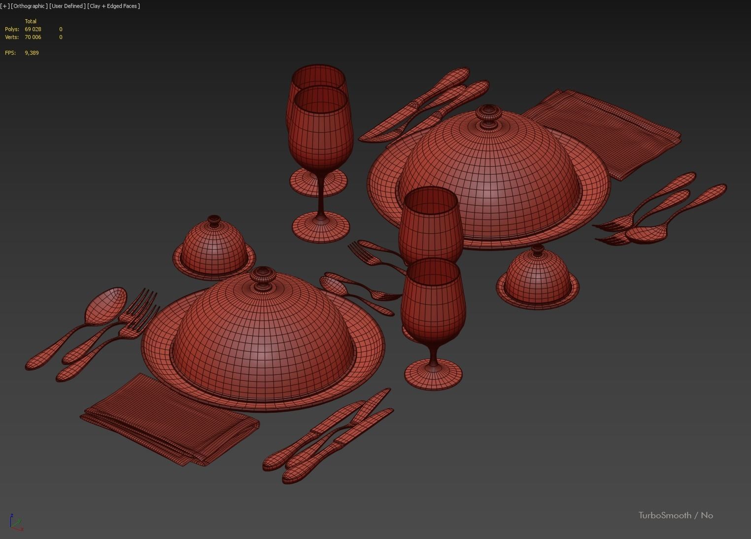 table setting 5 3D model_15