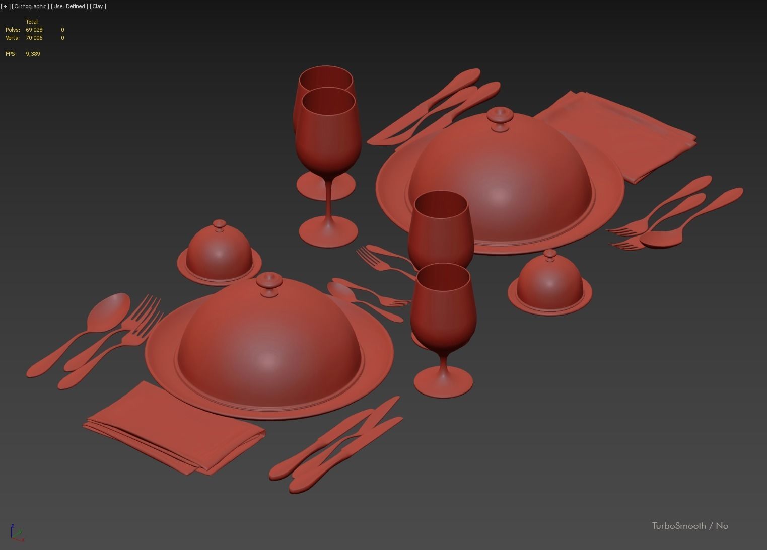 table setting 5 3D model_16