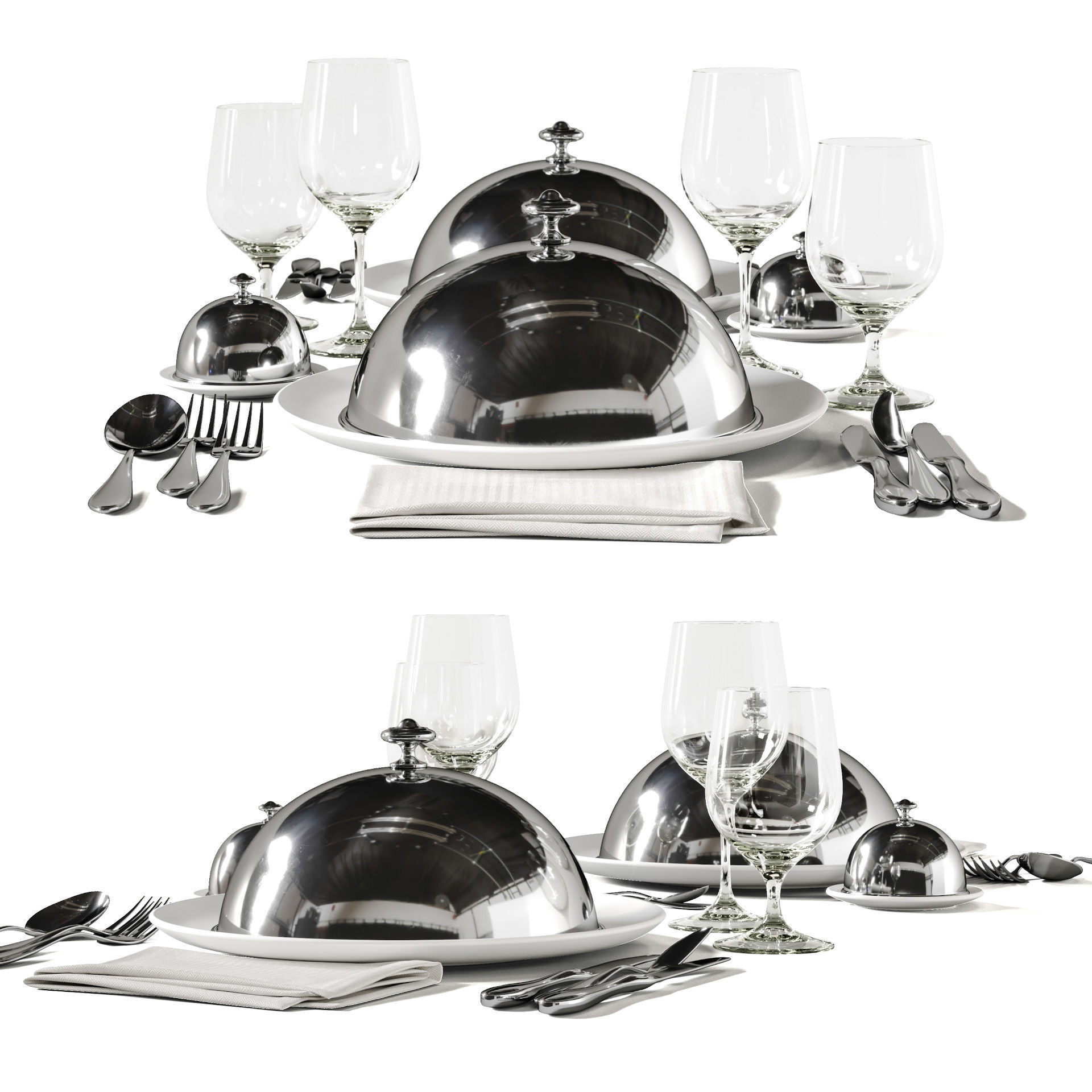 table setting 5 3D model_8