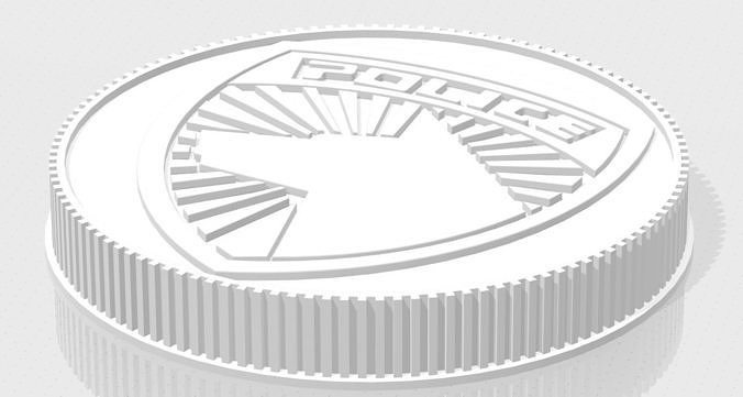 Power Rangers Legacy Morpher SPD Coin 3D print model