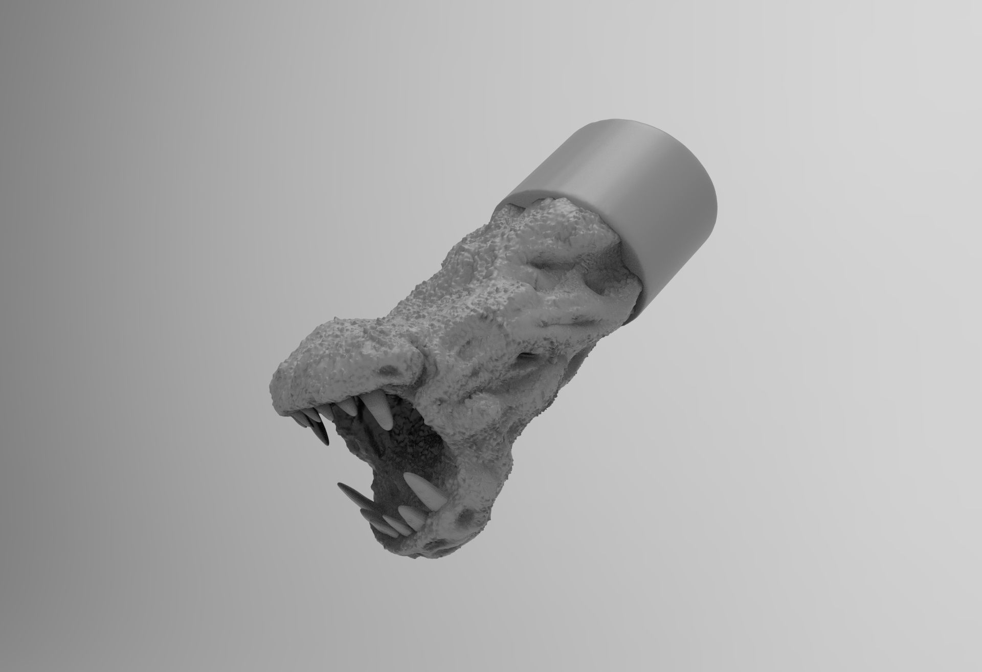 Alien Xenomorph Bust 3D Print Stl Model Diorama 3D print model 3D print model_14