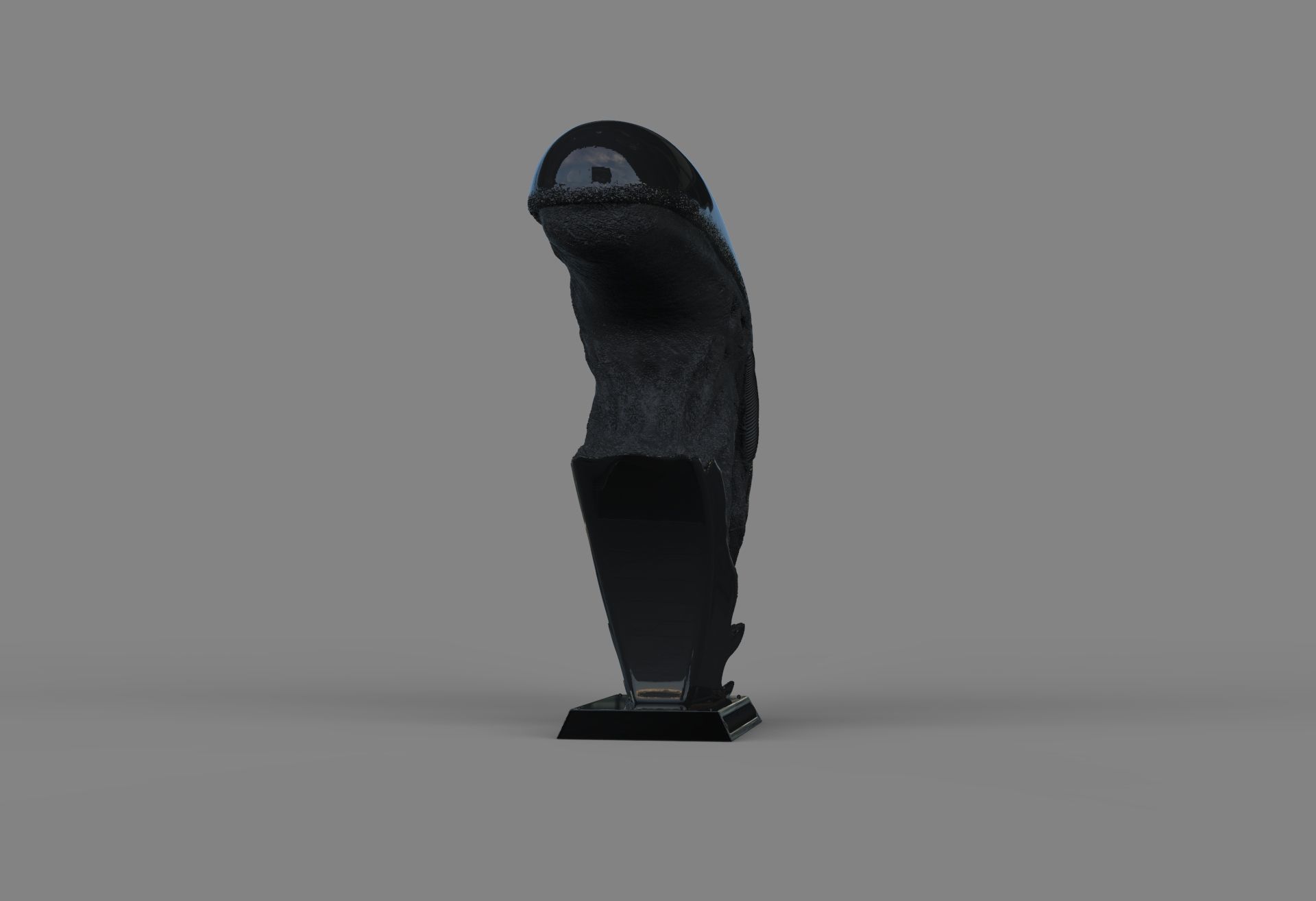 Alien Xenomorph Bust 3D Print Stl Model Diorama 3D print model 3D print model_75