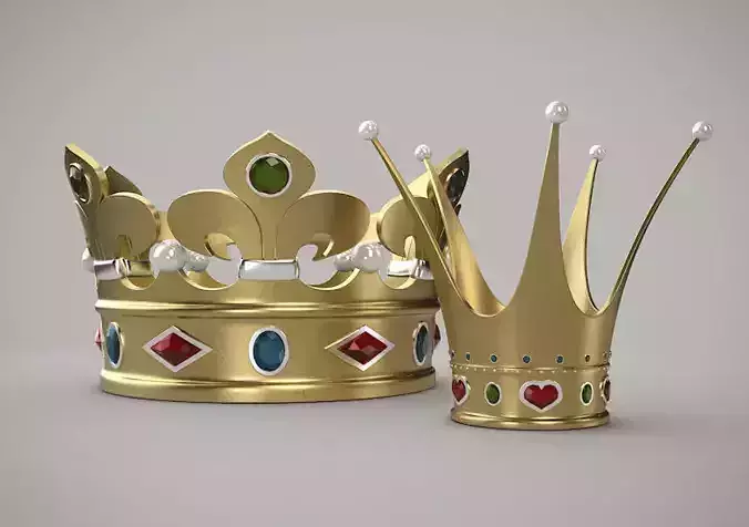Royal gold crowns