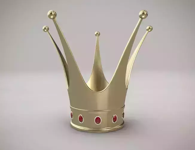 Princess crown with hearts 