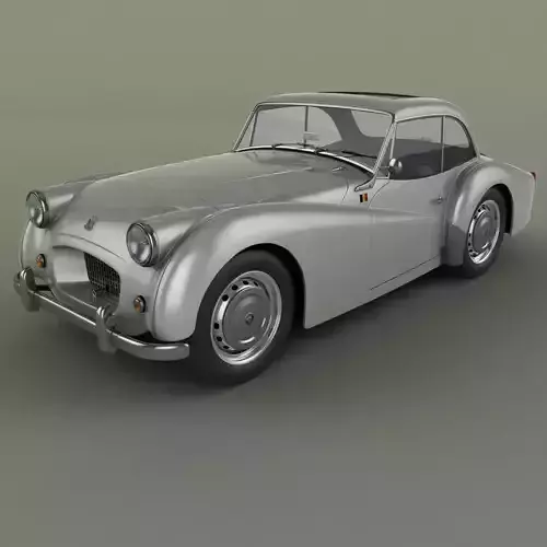 Triumph TR2 Francorchamps Coupe 3D model