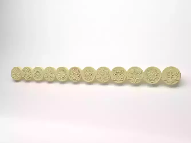 Ornaments styrofoam coin wall hanging