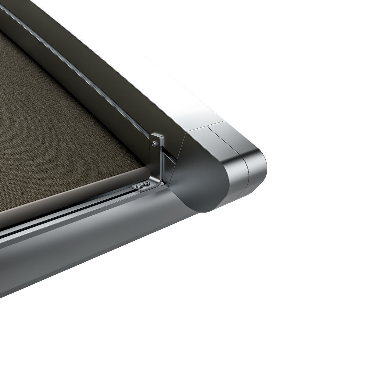 Motorized Pergola 6 chrome matte 3D model_9