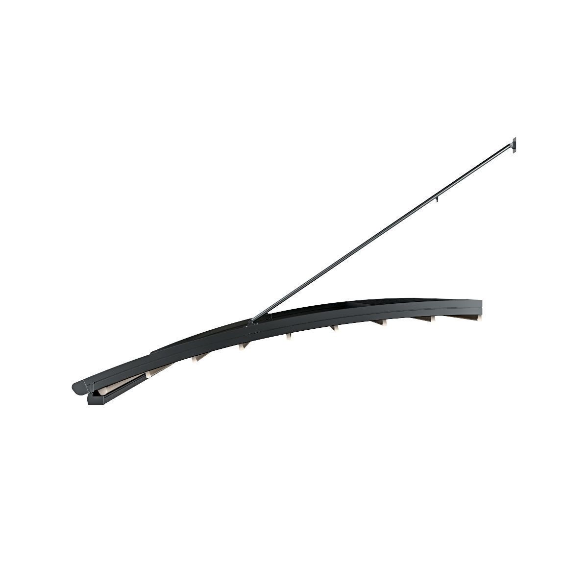 Motorized Pergola 6 chrome matte 3D model_27