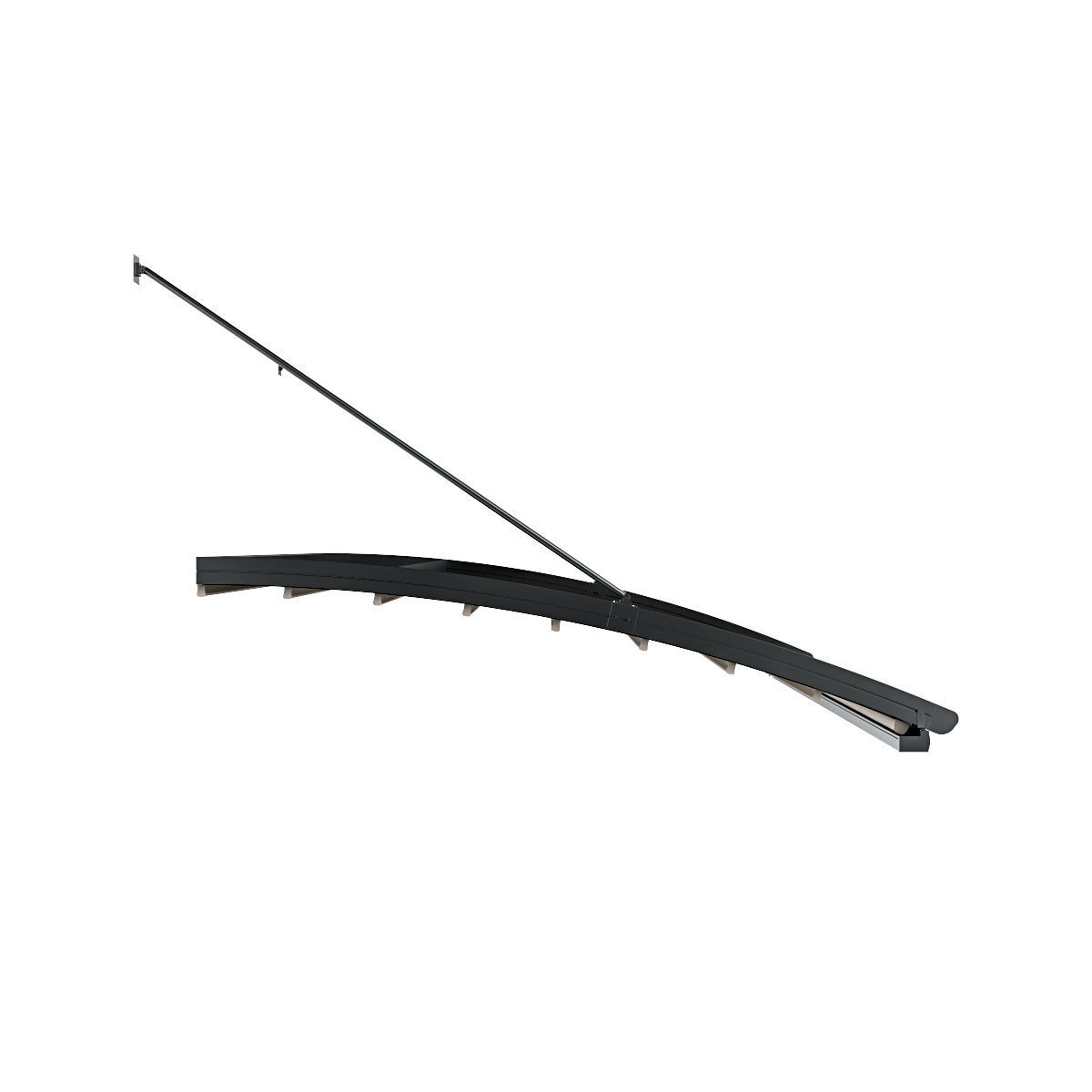 Motorized Pergola 6 chrome matte 3D model_35