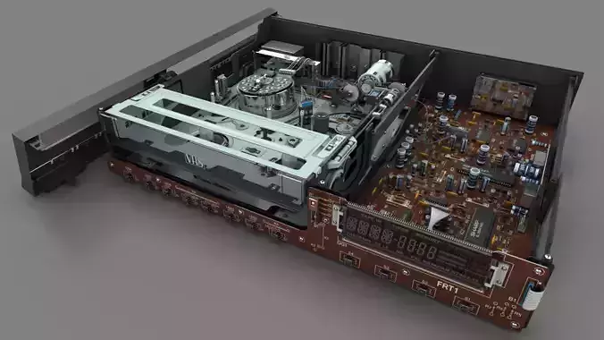 Video Cassette Recorder interior