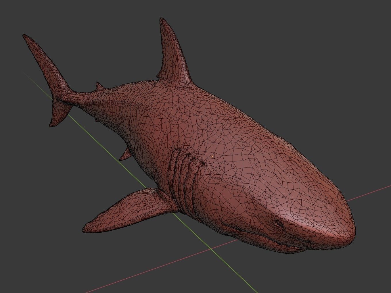 Great White Shark Printable 3D print model_8