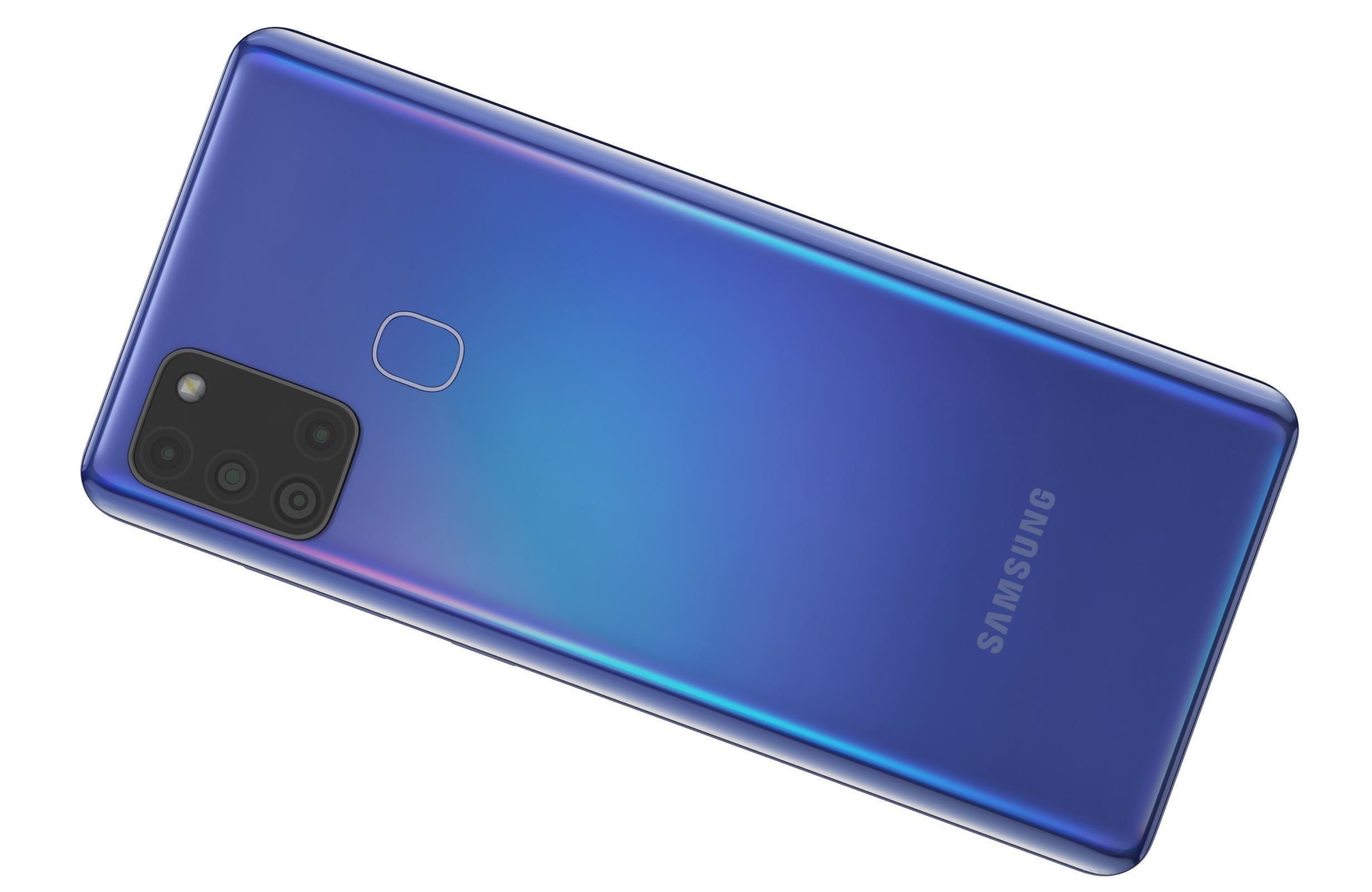 Samsung Galaxy A21s Blue 3D model_9
