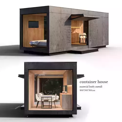 cuntiner container house with bed