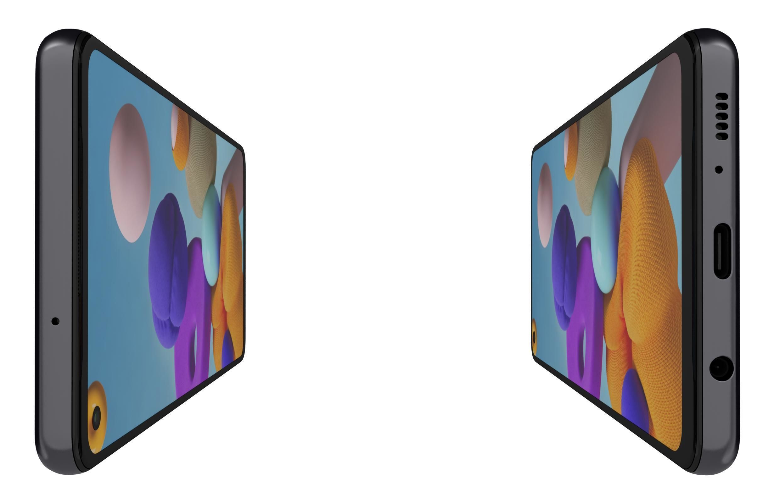 Samsung Galaxy A21s Black 3D model_6