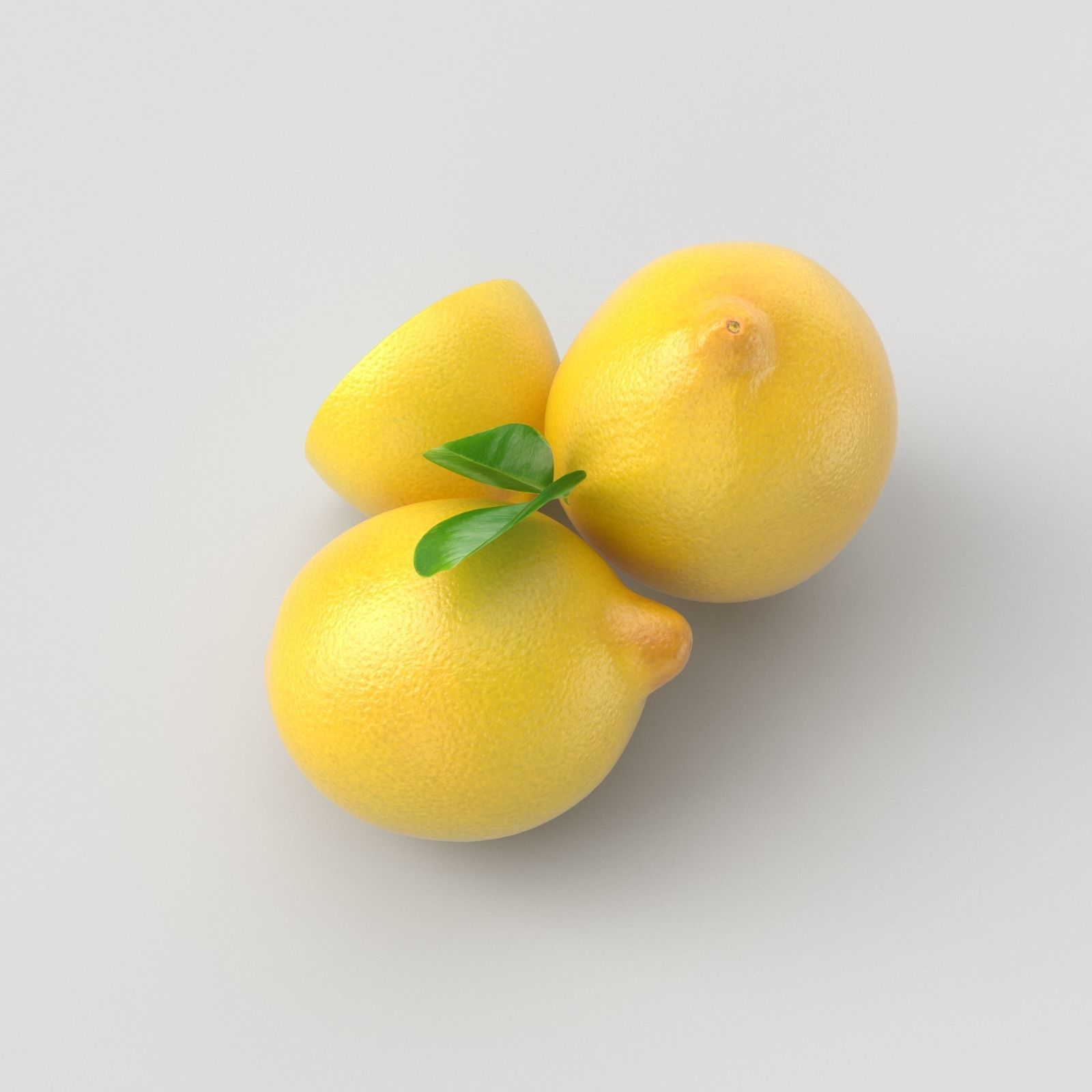 Lemon and Lime 3D model_13