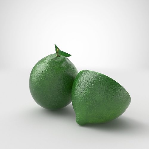 Lemon and Lime 3D model 2