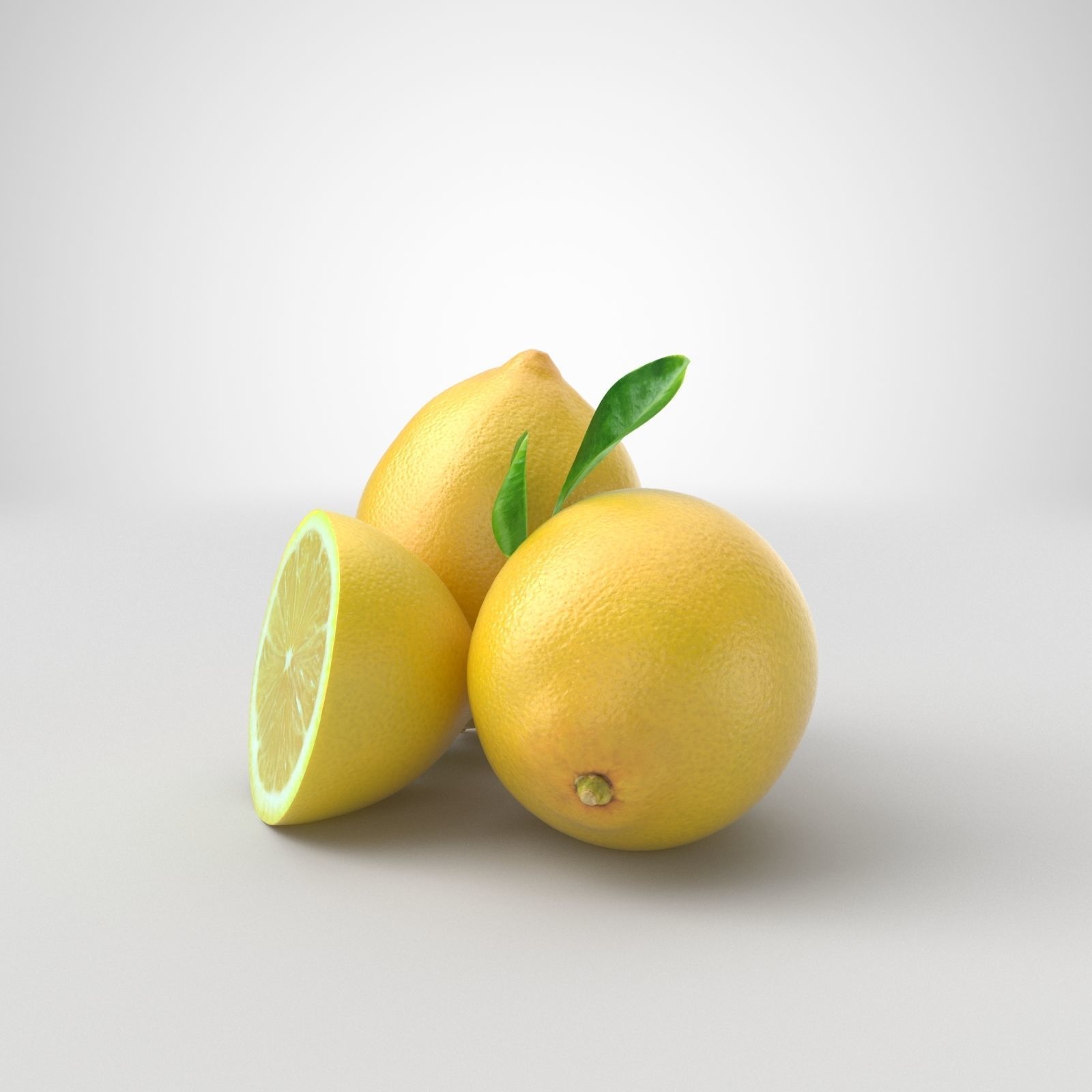Lemon and Lime 3D model_11