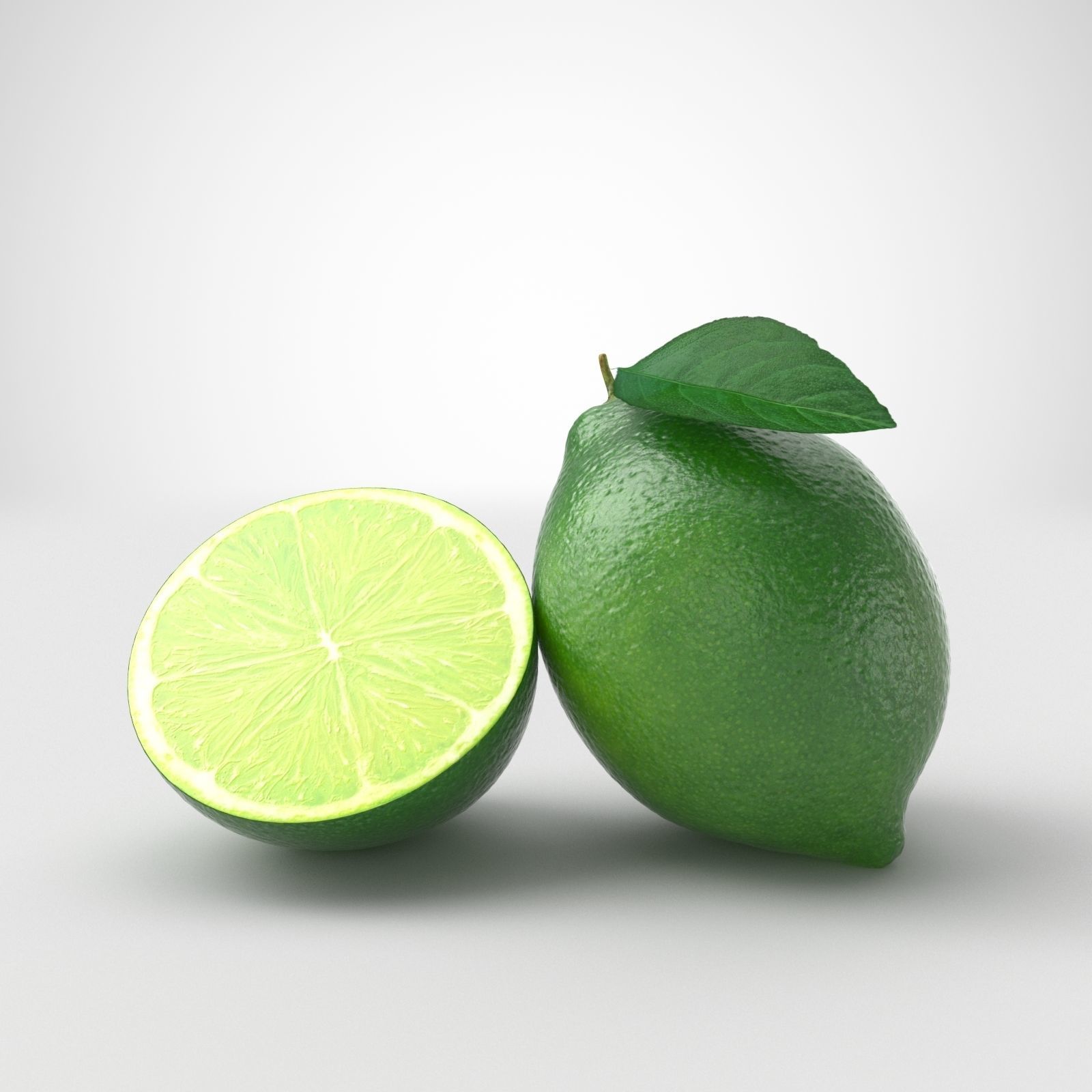 Lemon and Lime 3D model_5
