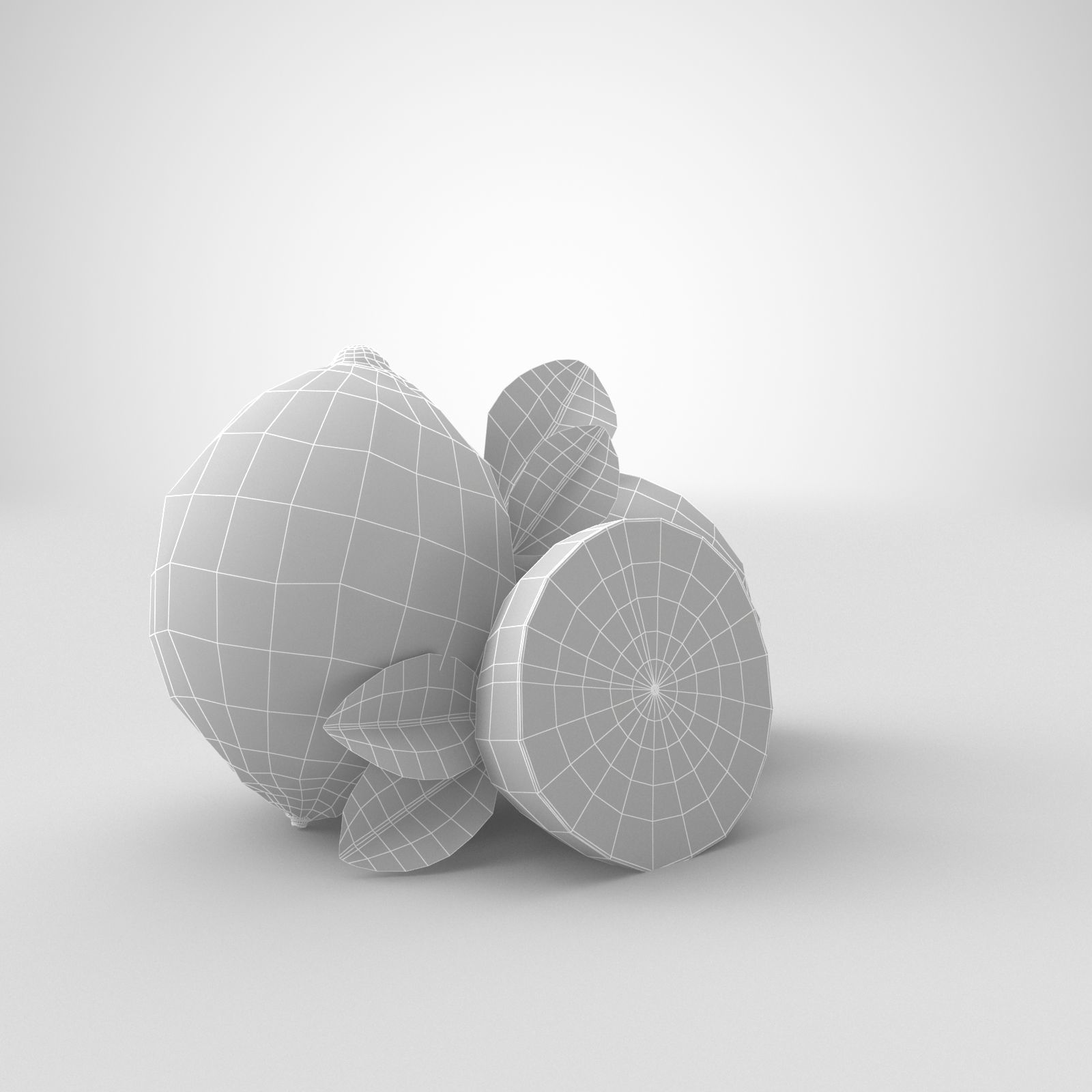 Lemon and Lime 3D model_22