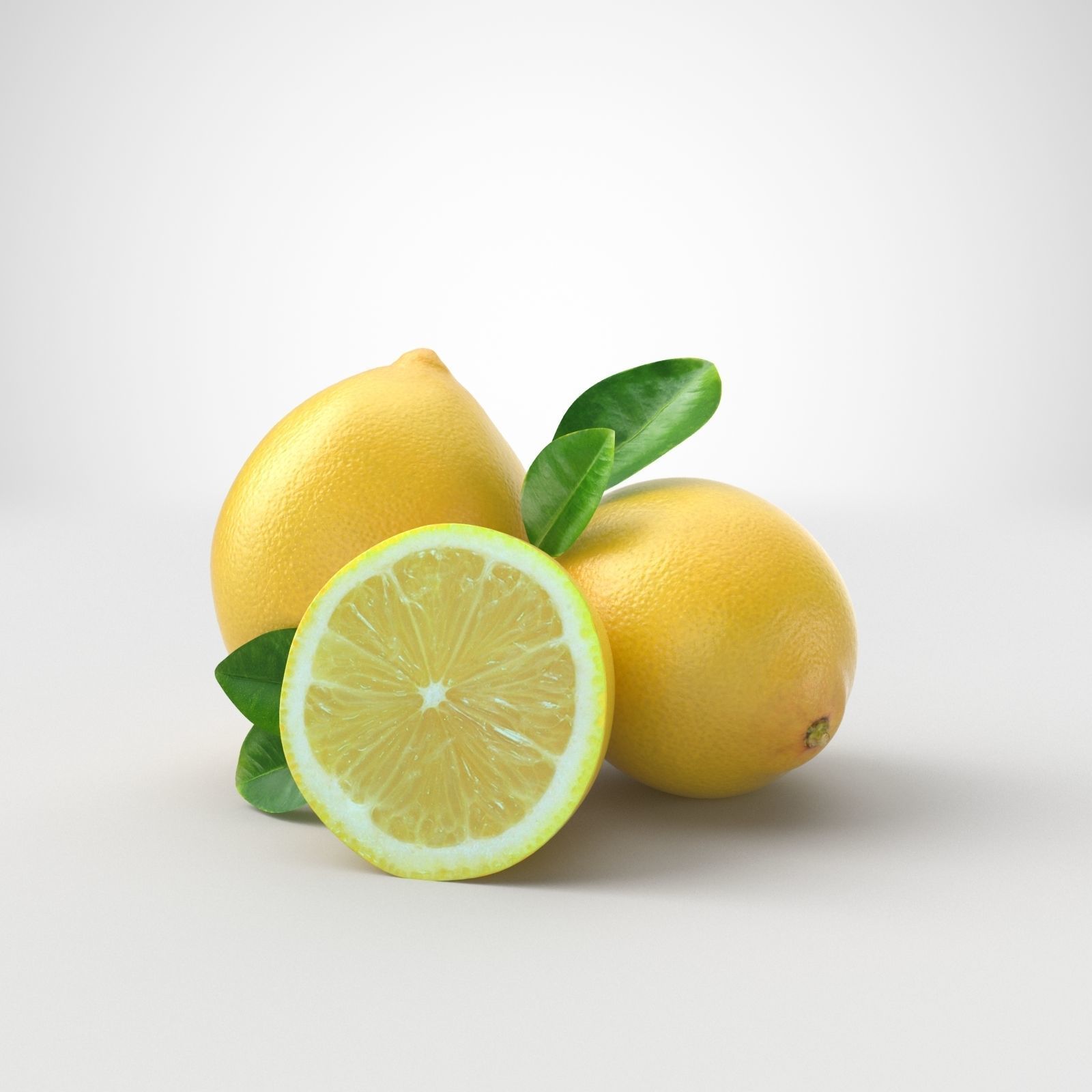 Lemon and Lime 3D model_7