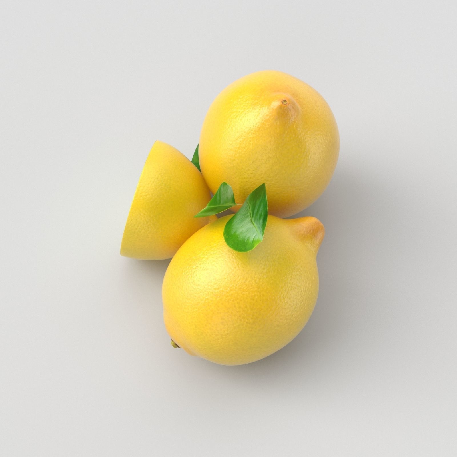 Lemon and Lime 3D model_14