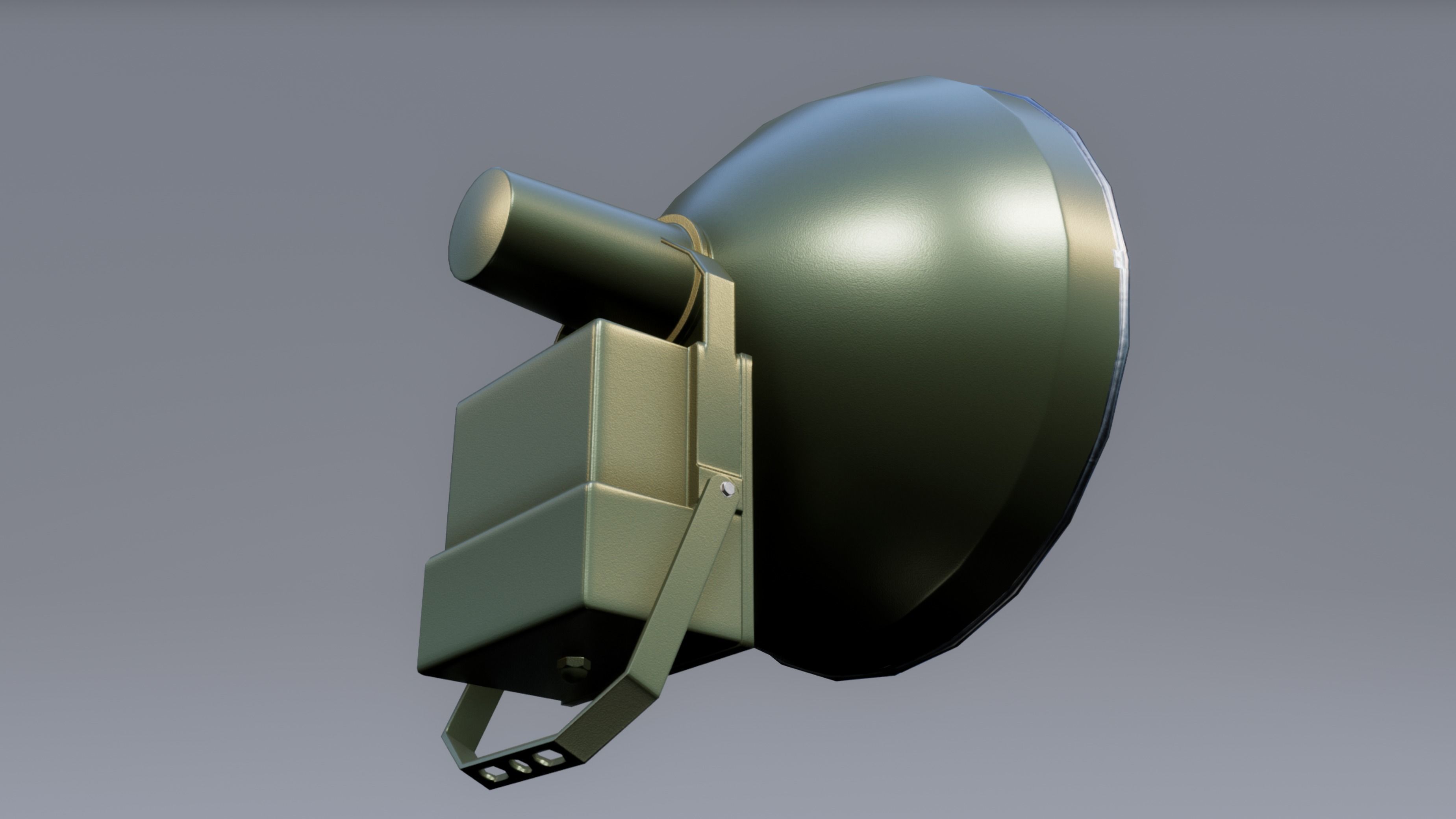 Spotlight Real-Time Low-poly 3D model_5