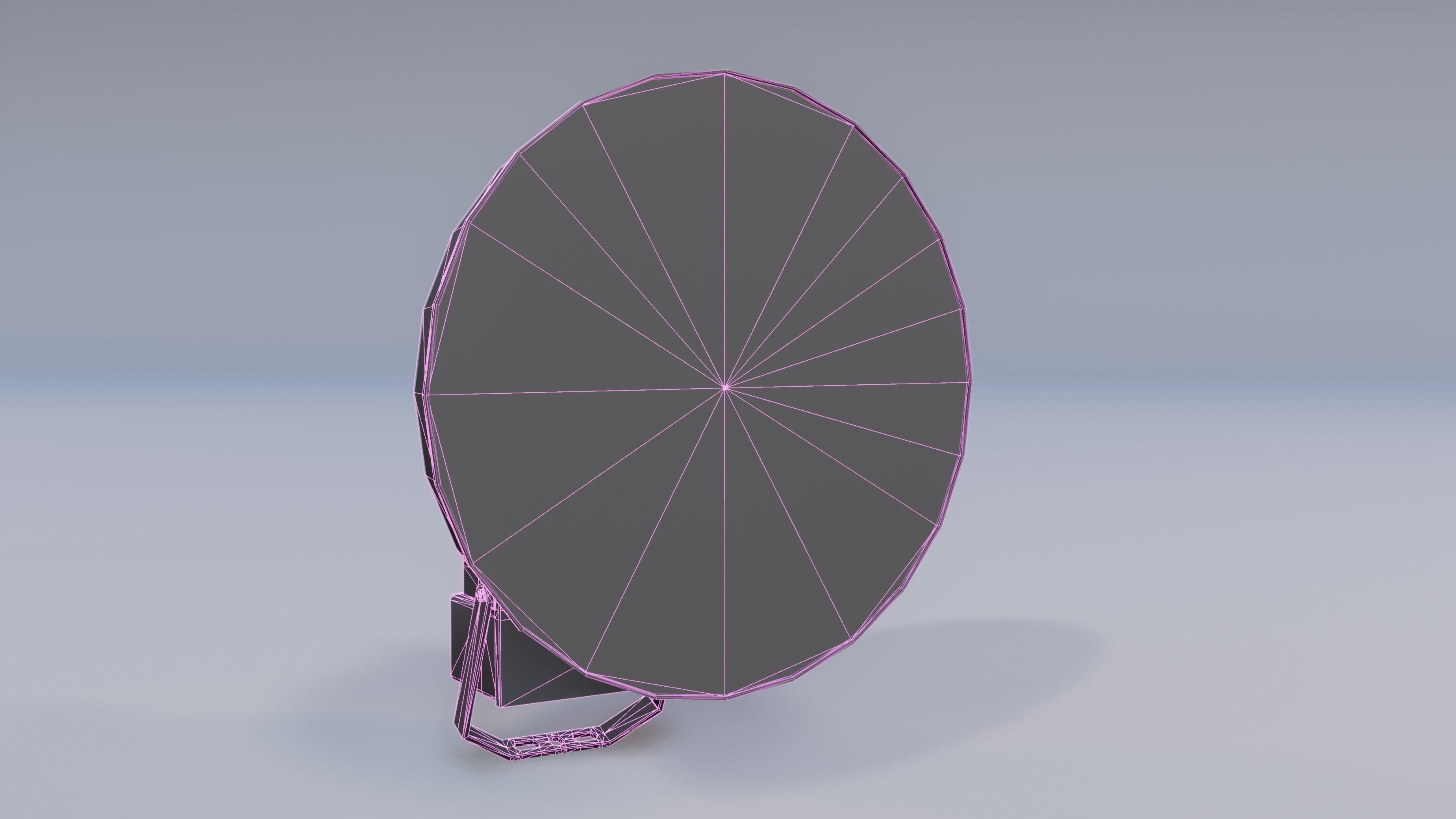 Spotlight Real-Time Low-poly 3D model_9