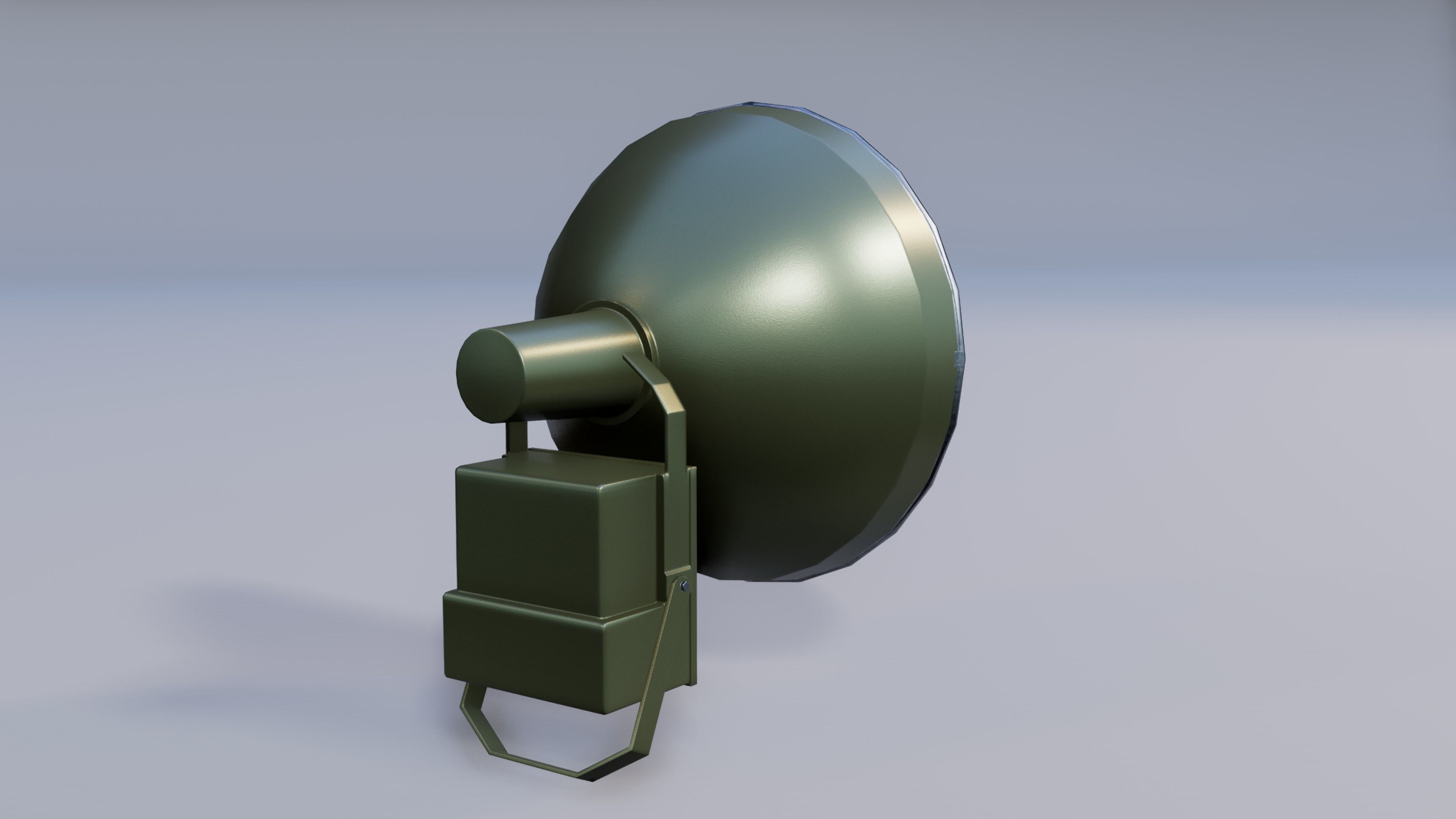 Spotlight Real-Time Low-poly 3D model_2