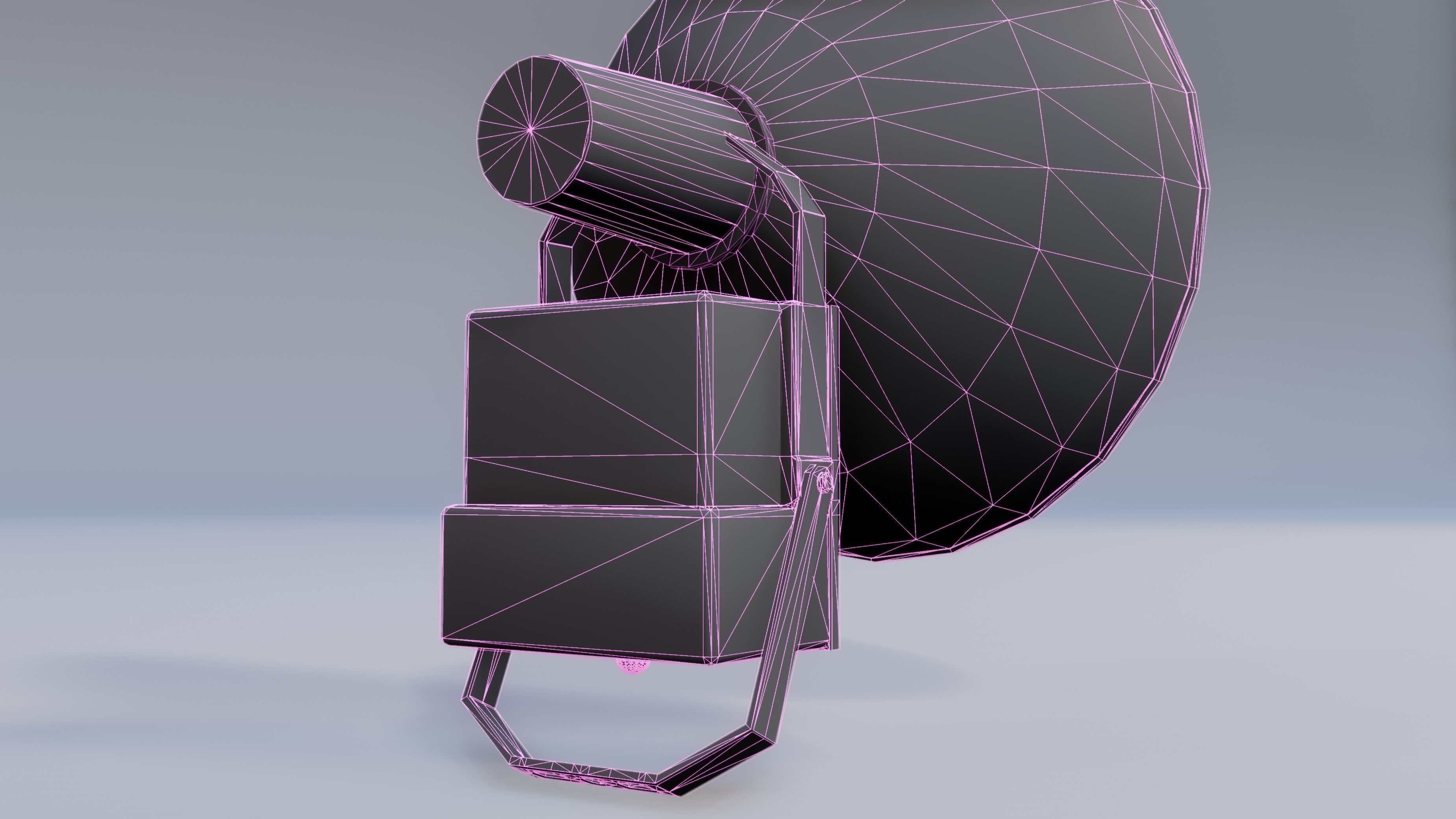 Spotlight Real-Time Low-poly 3D model_14