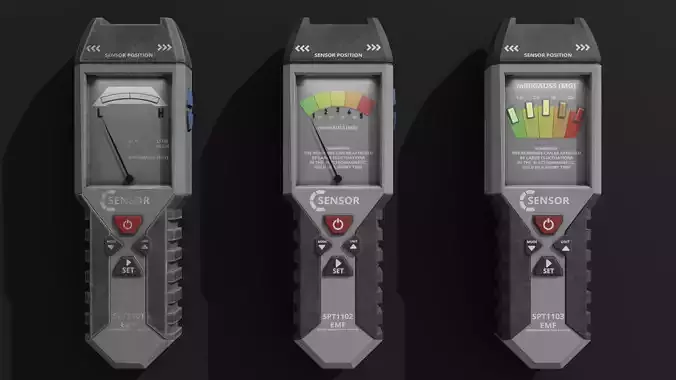 Modern  upgradeable EMF Detector for game purpose