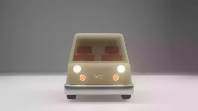 MiniTruck car with lights