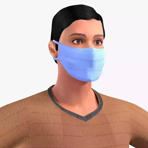 Prathamesh Indian Boy 3D model