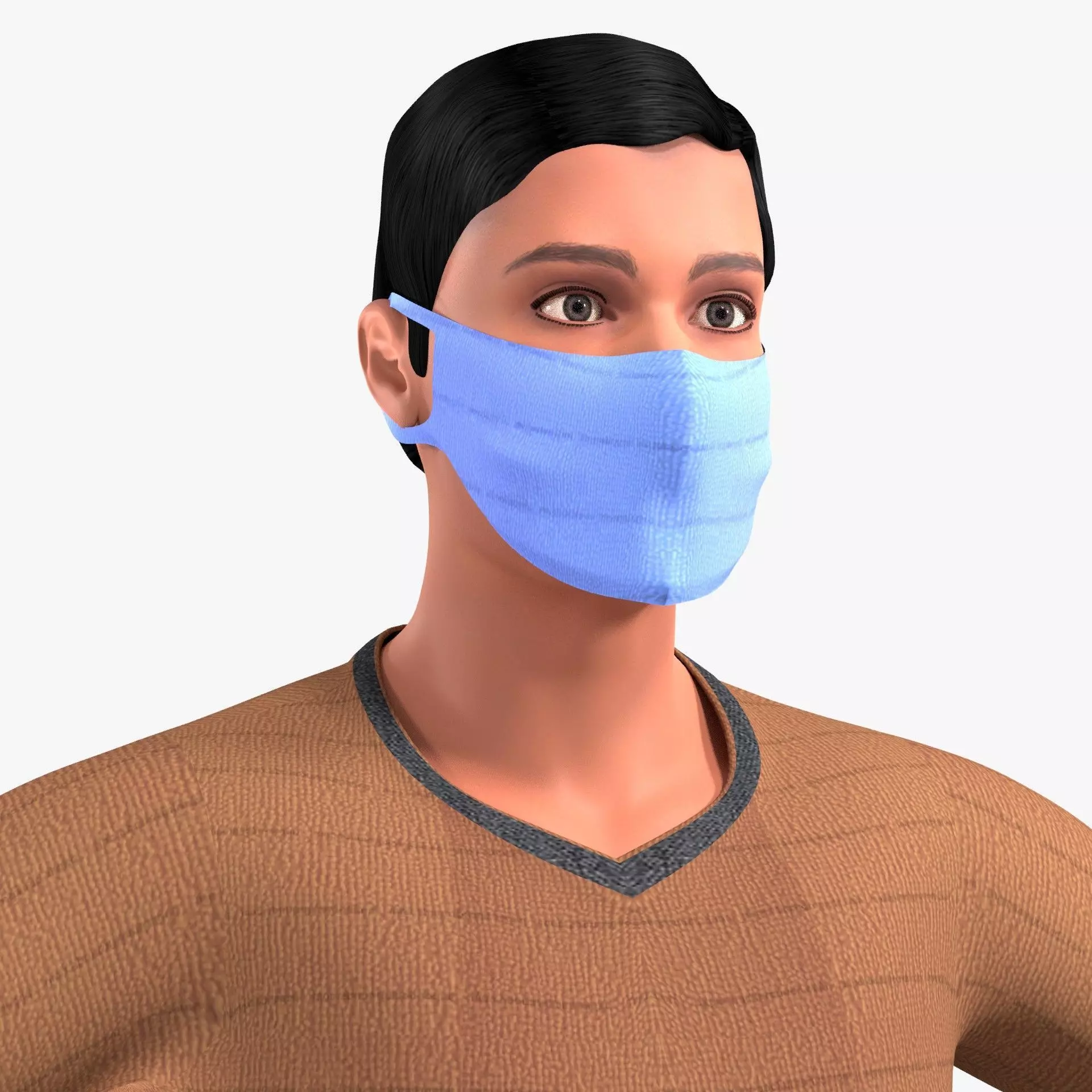 Prathamesh Indian Boy 3D model